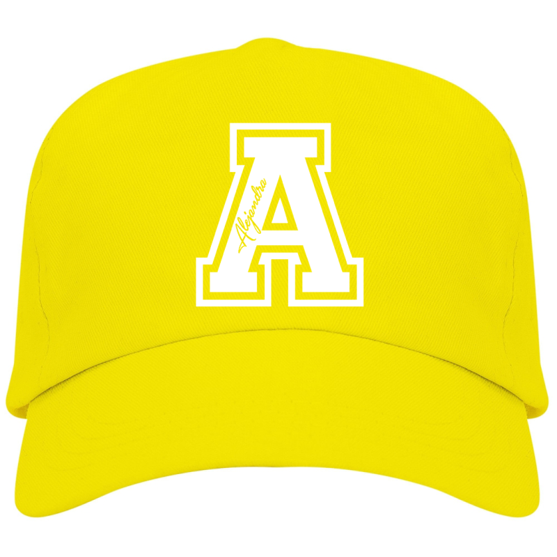Gorra amarilla personalizada